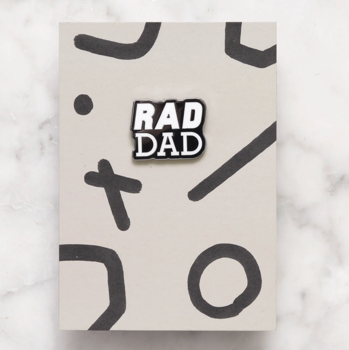 Rad Dad Enamel Pin_Baba Box